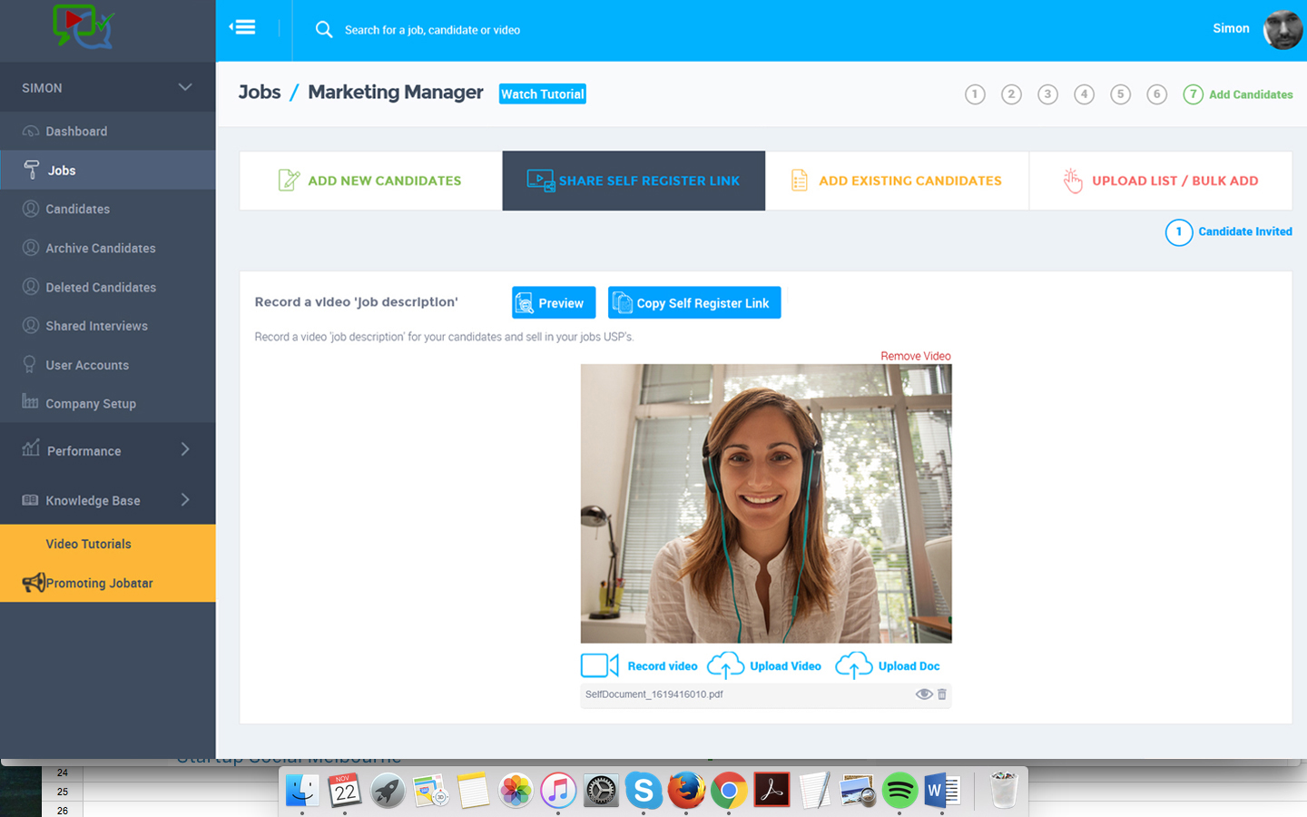 Create and schedule interviews